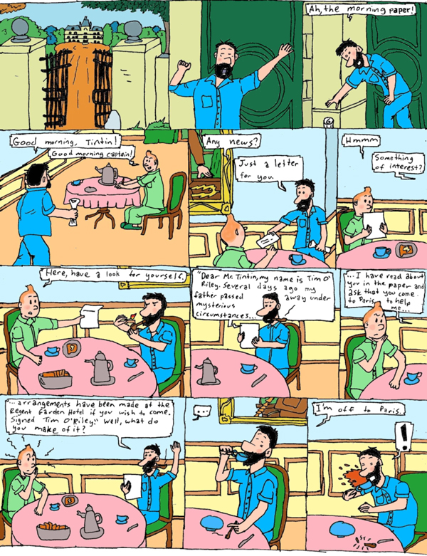 Tintin and the Flute of the Wendigo by Conlan - Page 2