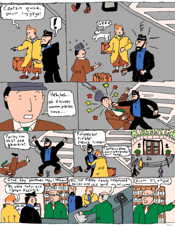 Tintin and the Flute of the Wendigo by Conlan - Page 4